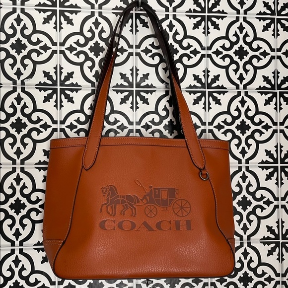 Coach Handbags - Coach Tote 27 With Horse and Carriage